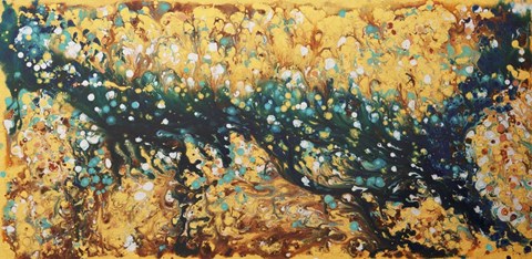 Framed Liquid Energy 17 Print