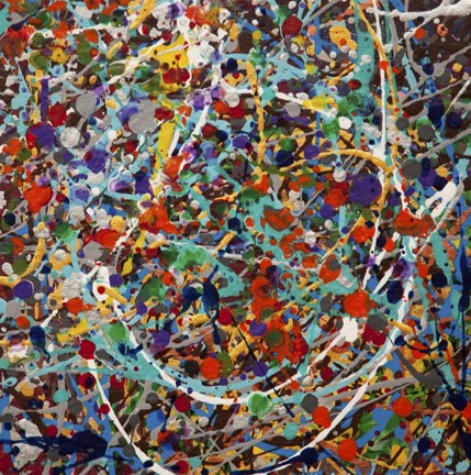 Framed Spin 2 - Canvas 1 Print