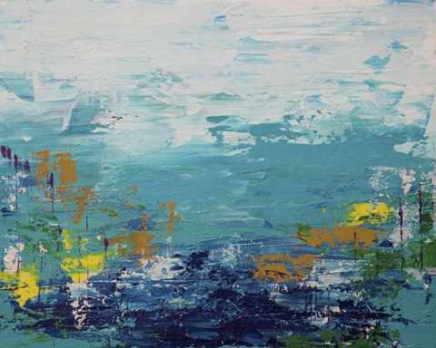 Framed Blue Lake Print