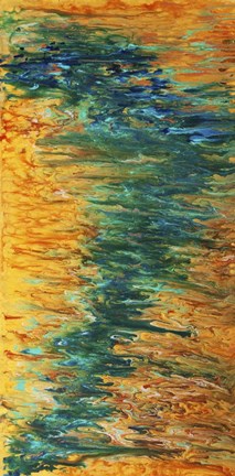 Framed Liquid Energy 19 Print