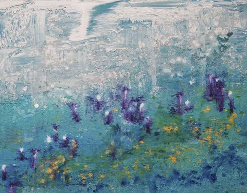 Framed Silver Gardenscape Print