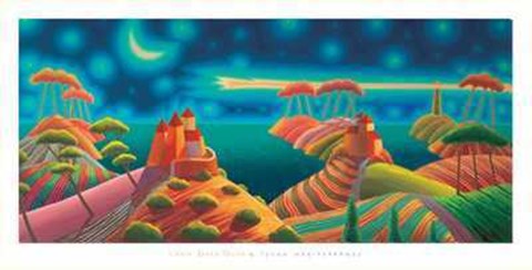 Framed Sogno Mediterraneo Print