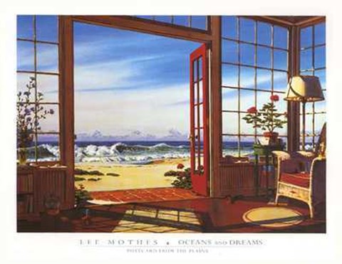 Framed Postcard from the Plains Print