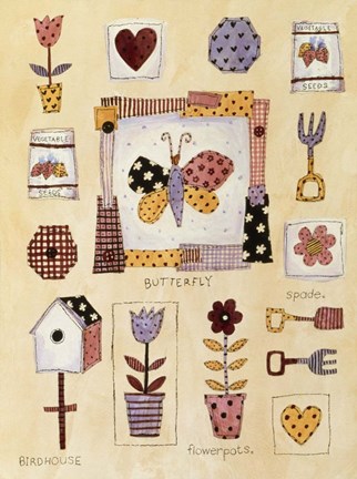 Framed In the Garden 2 Print