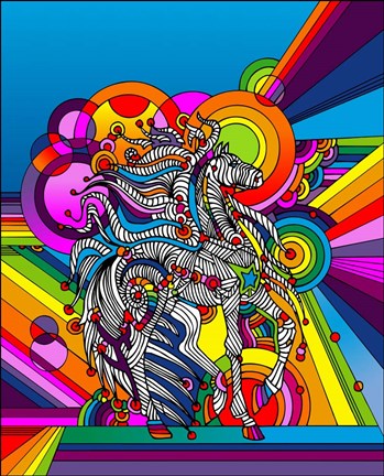 Framed Mustang Print