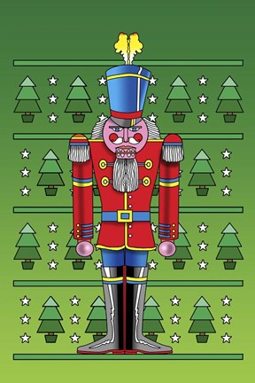 Framed Pop Art Nutcracker Print
