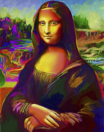 Framed Mona Lisa Print