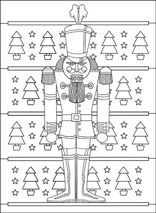 Framed Nutcracker Print