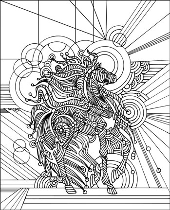 Framed Mustang Print