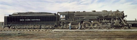 Framed NY Central Hudson Print
