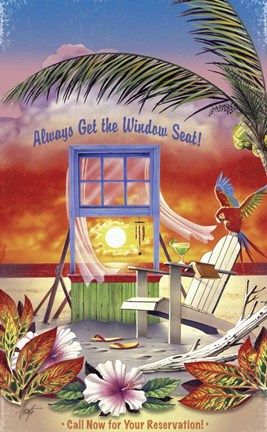 Framed Window Seat Print