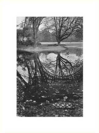 Framed Reflet de la Tour Eiffel, 1939 Print