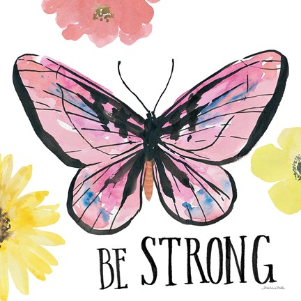 Framed Beautiful Butterfly I Print