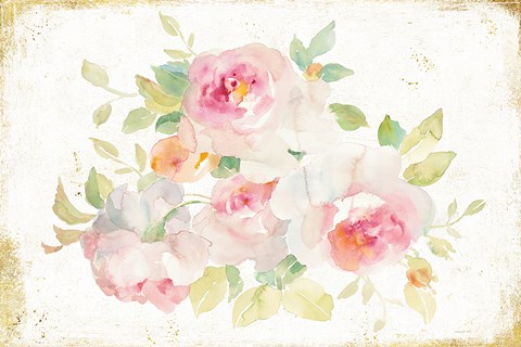 Framed Midsummer III Gold Print