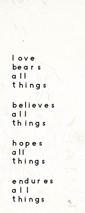 Framed Words of Encouragement I Print