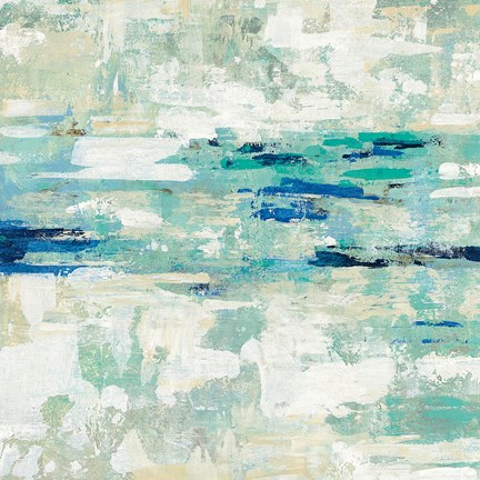 Framed Underwater Reflections II Crop Print