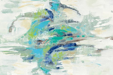 Framed River Whirlpool Print