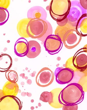 Framed Candy Dots Print