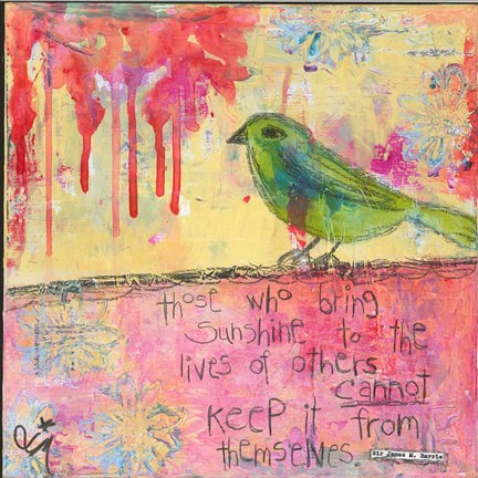 Framed Sunshine Bird Print