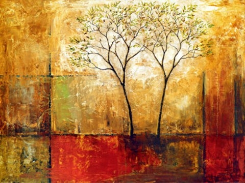 Framed Morning Luster I Print