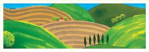 Framed Colli Toscani II Print