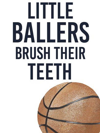 Framed Little Ballers I Print