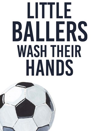 Framed Little Ballers II Print