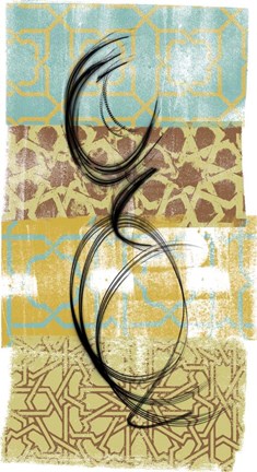 Framed Rhythmic Motion II Print