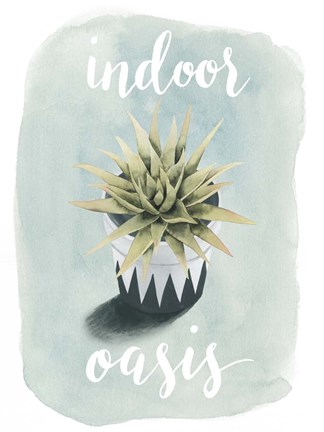 Framed Life is Succulent III Print