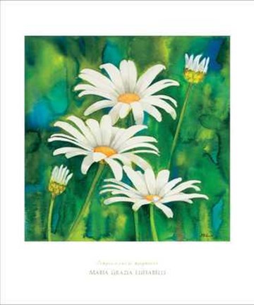 Framed Composizione di Margherite Print