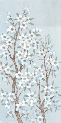 Framed Branches of Blossoms II Print