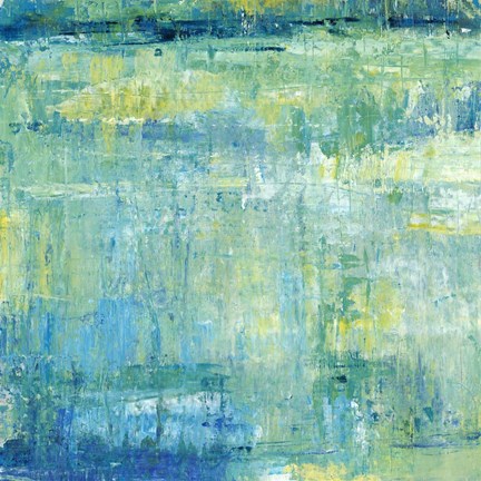 Framed Water Reflection I Print