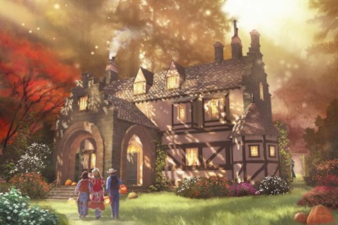 Framed Autumn Hollow Print