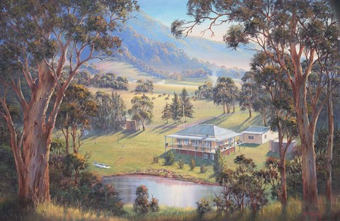 Framed Gail's Place Print