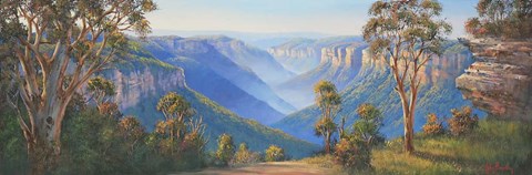 Framed Late Afternoon - Blackheath Print