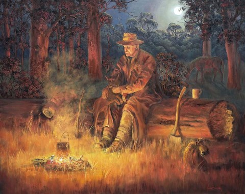 Framed Old Mates 2 Print