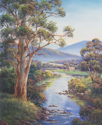 Framed Paterson Pastoral Print