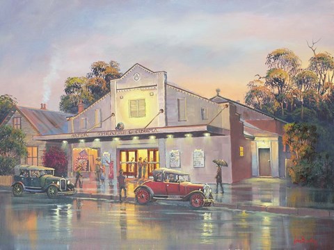 Framed Night At The Movies Print