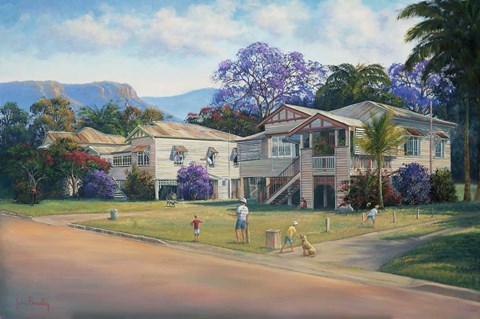 Framed Dad's Big Hit Print