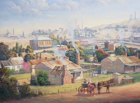 Framed Days Of Gold Print