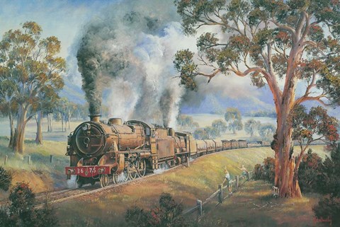 Framed Friendly Wave Print