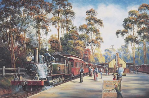 Framed All Aboard Print