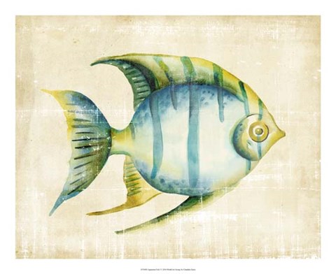 Framed Aquarium Fish I Print