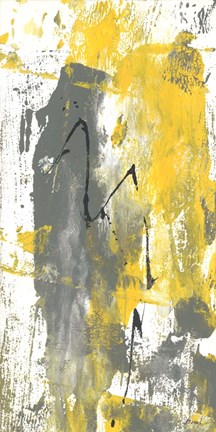 Framed Grey Movement IV Print