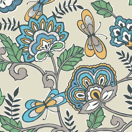 Framed Namaste Floral II Print