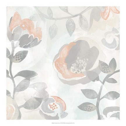 Framed Chromatic Fresco I Print