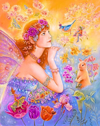 Framed Goddess Of Spring Print