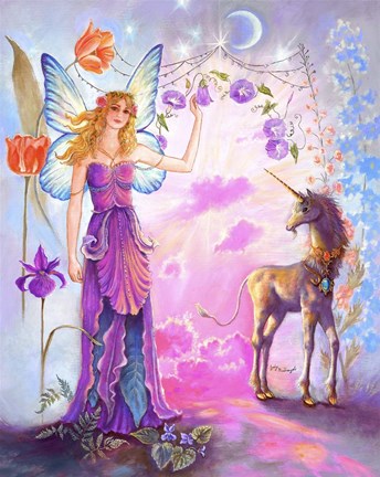 Framed Portal To The Land Of Fae Print