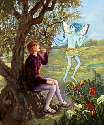 Framed Ariel And Ferdinand Print