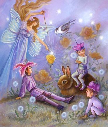 Framed Birth Of A Rose Print